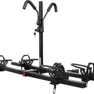 2-Bike Hitch Rack w/ Lock - Fat Tire Compatible
