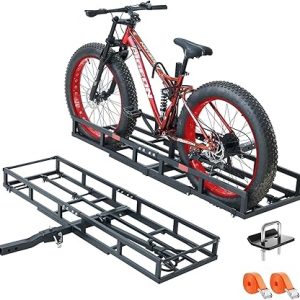 Heavy-Duty Ebike Rack - 2 Bike Carrier w/ Cargo Option