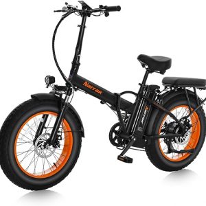 Exvolix Fat Tire Folding Electric Bike - 48V Power
